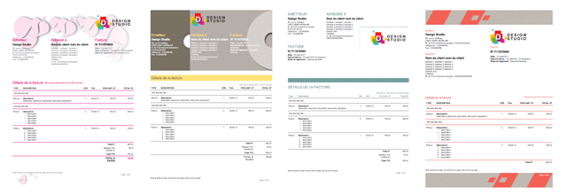 Nouveaux modèles de documents iScriba