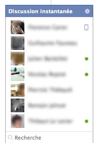 facebook discussion instantanée